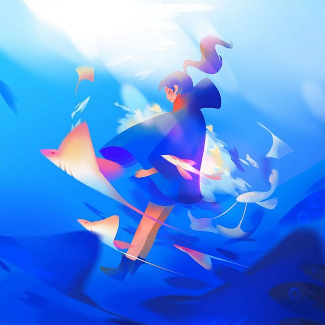 Underwater smaller