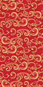 中国风中式古典红色喜庆纹理AI矢量图案 背景包装印刷 (29)