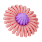 抽象花形 3D 图标