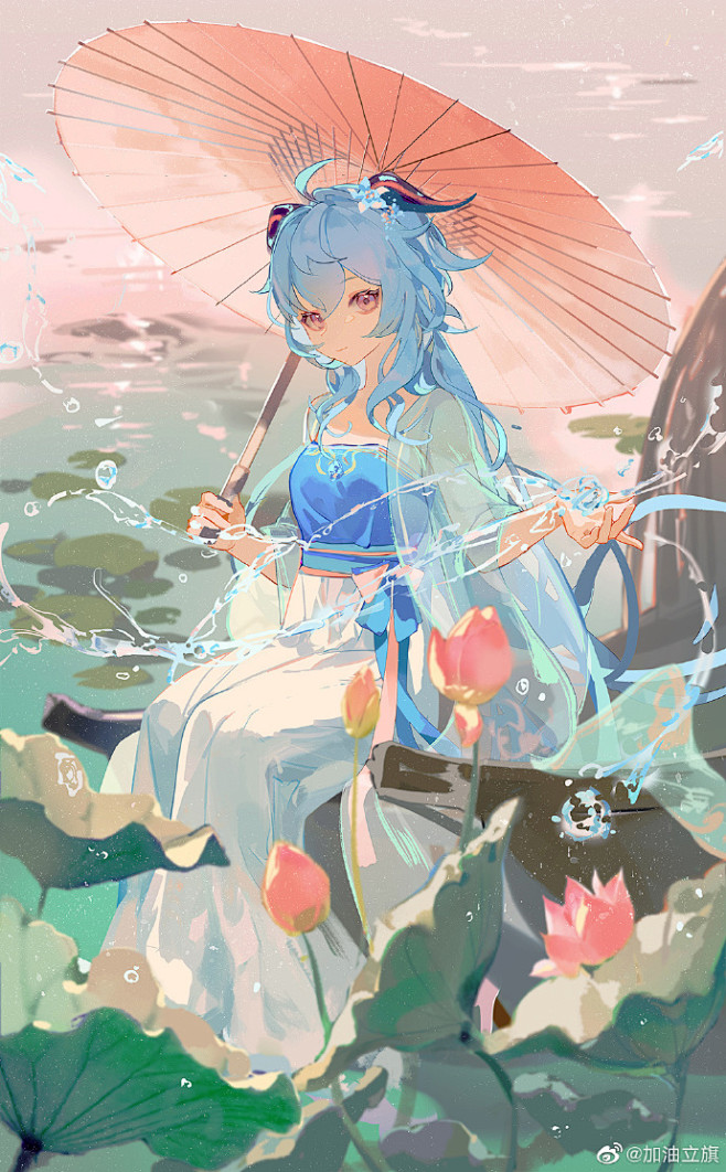 原神超话#原神二周年##原神甘雨# 画...