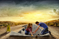 photoshop women manipulation surreal digital retouching  road creative concept city poster