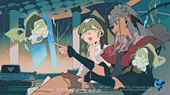 板凳小怪兽采集到插画