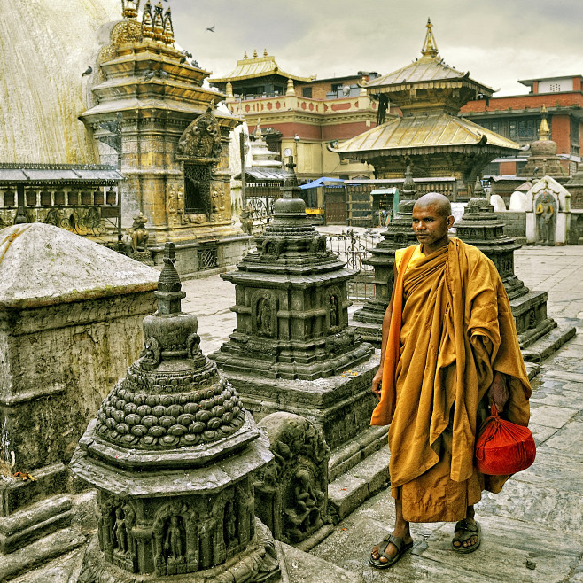 Swayambhunath by Ole...