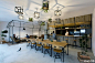 【餐饮空间】【  引进外景，放松放松】  小咖啡馆， 日本。 设计ALTS design office。 ​​​​