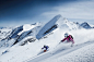 到阿尔卑斯山滑雪去！