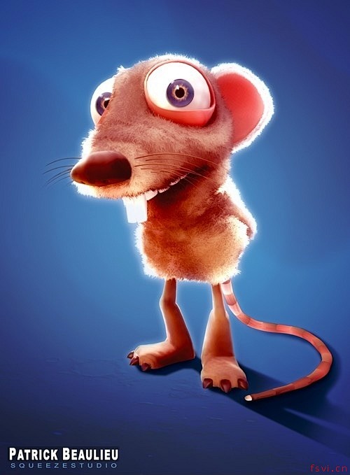 可爱的3d卡通角色设计