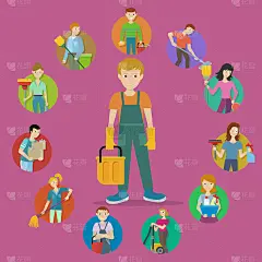 设置会员清洁服务头像用户图片
