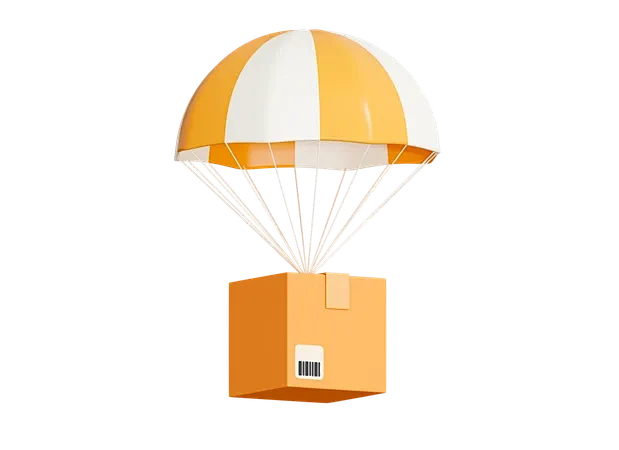 Air Delivery 3D Icon Air Delivery 3D Icon