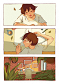 #东隆咚的漫画# 
来啦来啦～这部小漫画名为《秋困》
天气变冷啦，困了别着急睡～披件衣服，小心着凉嘻嘻！ ​​​​