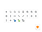 Vector Sketch Cursor Symbols