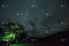 夜晚星星的天空