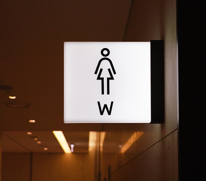 【设计灵感】男女厕所标识的一万种设 设计...