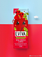 Eviva Lidl 生动多彩的儿童饮品品牌包装设计 ​​​​