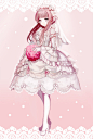 插画 人物 萝莉 洋服 洛丽塔 洋装 Lolita 婚纱  覺醒 [pixiv]
