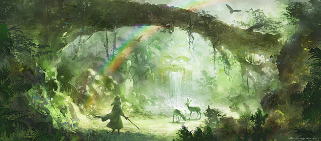 【CG科幻场景概念设定图集下载】游戏原画...