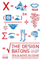 Exhibition Poster: The Design Batons. Kentaro Harano. 2014