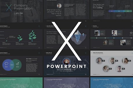 高端时尚的高品质多用途powerpoin...