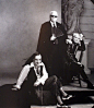 Karl Lagerfeld Gianni Versace John Galliano. Top photo. Real dream team.