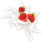 喷溅的草莓#草莓#液体#牛奶@两秒视觉