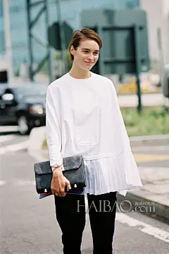 【图】吉普赛风情Mix复古中性范儿！造型师Marina Munoz街拍合辑：别树一帜、毫不矫饰的穿搭风格你是否喜欢？_第8页_欧美街拍_海报时尚网