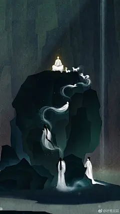 无脸古装群像 
静心·修行
（大概就是个什么都不懂的小狐狸从小就喜欢听小和尚念经的故事吧一个一心向佛的小故事） ​​​​