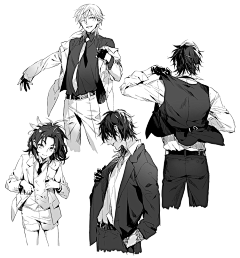 Y缺觉鱼Y采集到漫画、线稿