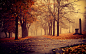 autumn landscapes leaves mist nature wallpaper (#2364234) / Wallbase.cc