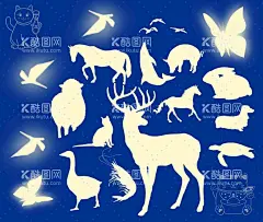 动物剪影  - 源文件下载【酷图网】动物剪影,猪,动物,狗,马,猴,非洲动物,熊,北极熊,狗熊,大象,鸟,兔子,猫,海豚,狼,豹子,海豹,长颈鹿,牛,老虎,狮子,蝎子,老鼠,鹿,麋鹿,蝴蝶,鸡