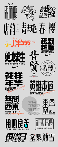 慥物弄人采集到LOGO+字体