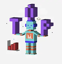 卡通机器人高清素材 卡通手绘 卡通机器人 彩带 水彩画 英语字母 装饰图案 免抠png 设计图片 免费下载