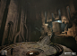 Star Wars JFO PUSH Temple, sarah wang : For the first Zeffo Temple interior, I was given a design sheet for these areas and from there blocked out an initial art pass and completed the final polished environment while working closely with my teammates. Th