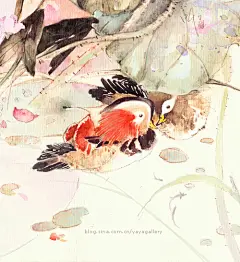 古风插画 #呀呀#_住在你眼睛沙漠里_新浪轻博客_Qing