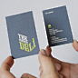 The Corner Deli business card design