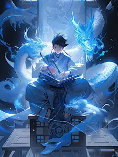 奇门遁甲｜古风国潮插画