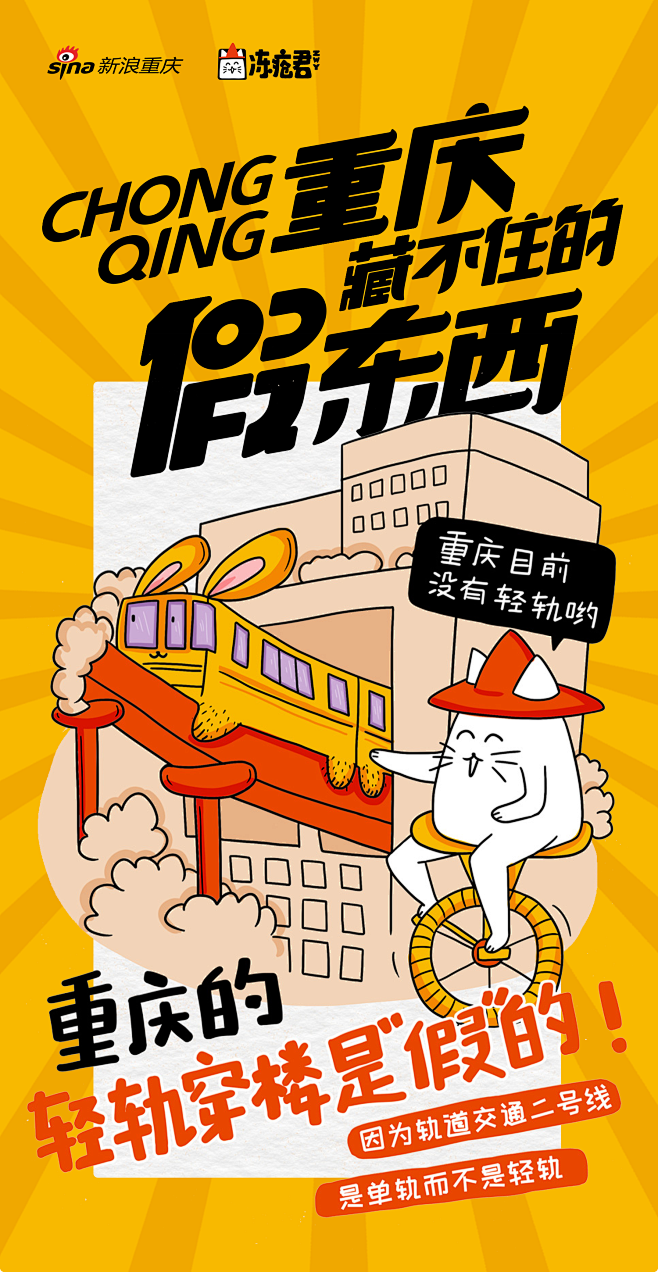 重庆轻轨不是轻轨是单轨-《重庆藏不住的假...