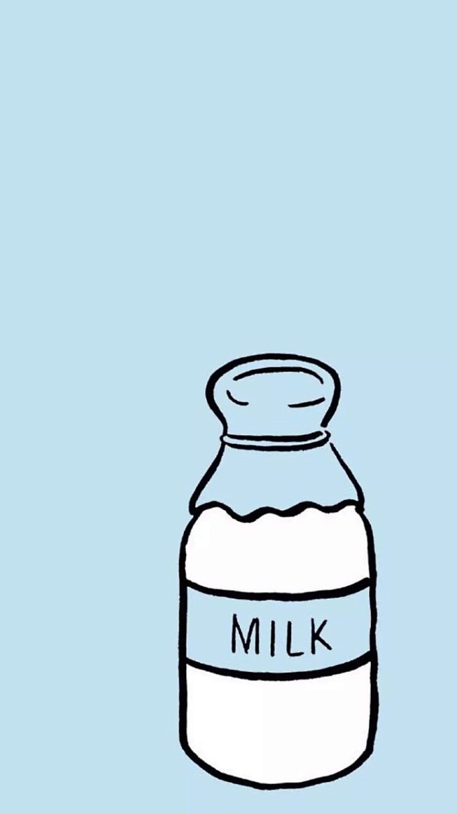 牛奶牛奶 milk 卡通壁纸锁屏头像in...