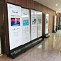 玻璃立牌广告牌展示牌水牌丽屏展架立式落地易拉宝海报展示架定制-tmall.com天猫