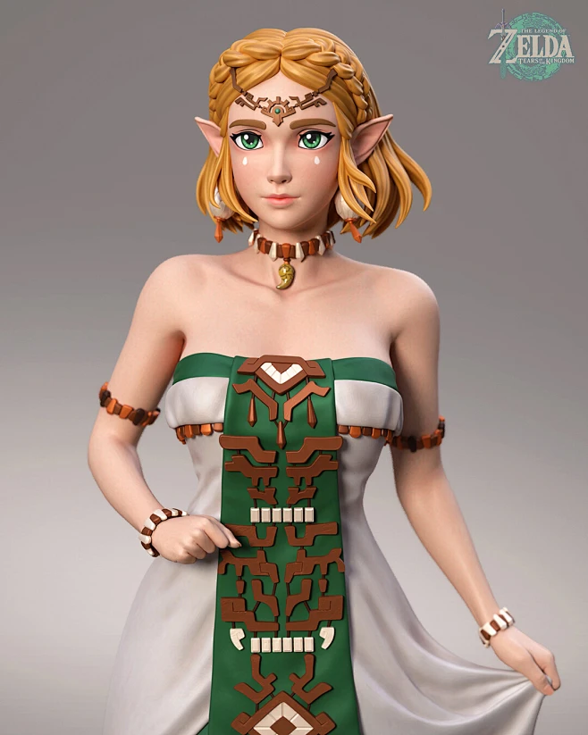 Princess Zelda - The Legend of Zelda: Tears of the Kingdom-花瓣网