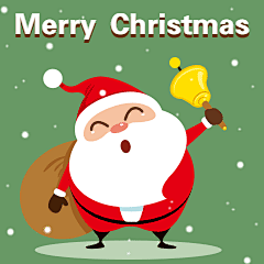 圣诞节日祝福可爱摇铃铛动态表情包