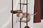 Three Poles Cat Tower - Pet Living Design : Three Poles Cat Tower