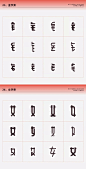 常用偏旁部首-设计变形速查手册 : -大概四五年前吧，我曾经写过一篇偏旁部首设计变形手册，只不过当时的总结不够全面，也就十几二十个。这样的归纳整