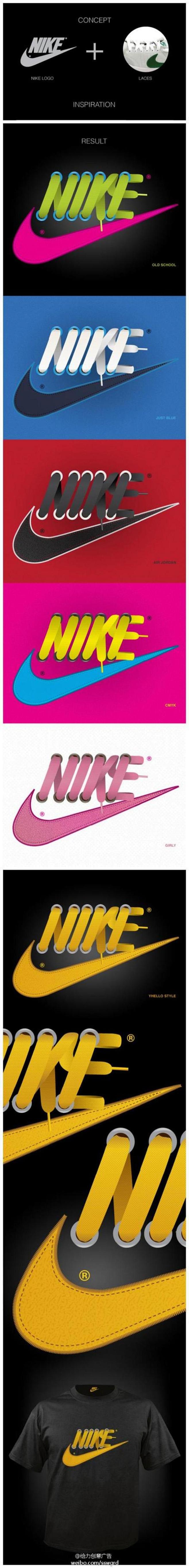 Nike鞋带创意广告
