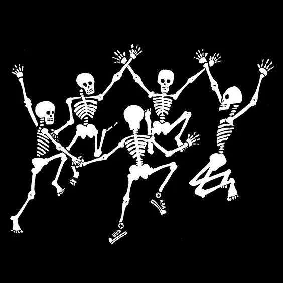 Dancing Skeletons-花瓣网