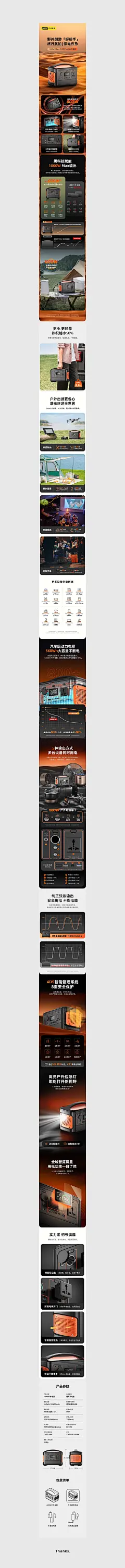 2023 %7C 两款户外电源 %7C 3C详情页合集__幸运的_139204b6