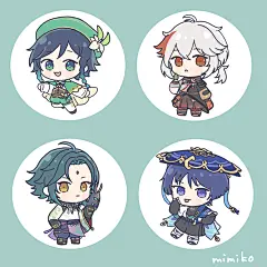 #原神 風男子 - みみこ的插画