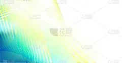 抽象背景与许多重叠的几何。蓝色系的颜色。