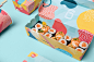 Home Sweet Sushi Kids : Home Sweet Sushi have just released a new menu for Kids and our task was to create a brand new Packaging Design for it. Along with the menu there’s also a special gift box with a dinosaur.For this project we were inspired by how ki