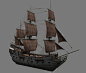 The Black Pearl Pirate Ship, Balazs Menyhart : I inspired the Pirates of the Caribbean movie and i made it that it improve my modelling and uvmapping skills.