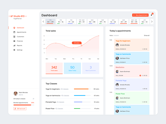 CRM 工作台 首页 Saas