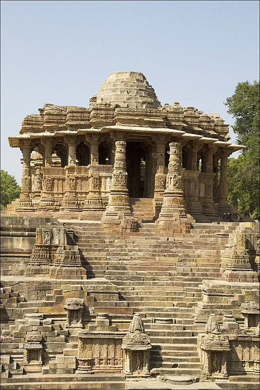 *INDIA ~ The Sun Temple, Modhera, at Modhera in Gujarat, is a temple ...